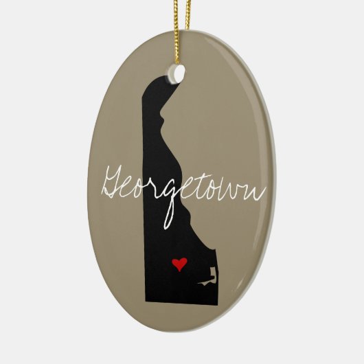 Delaware-Stadt Keramik Ornament (Links)