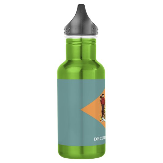 Delaware State Flag Liberty Flasche Trinkflasche (Links)