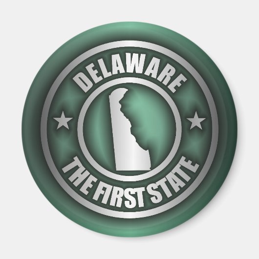 "Delaware Steel"-Magnete (grün) Magnet (Vorne)