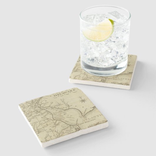 Delaware Steinuntersetzer (Seitenansicht)