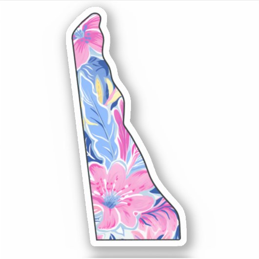 Delaware - Summer Sticker - Lilly Inspiriert (Vorderseite)