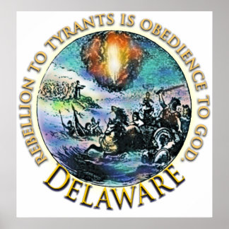 Delaware-Tee-Party-Plakat Poster
