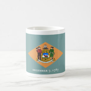 Delaware The Diamond US-Staatsflagge Kaffeetasse