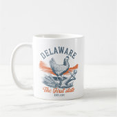 Delaware The First State Souvenir Kaffeetasse (Links)