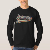 Delaware Throwback Vintage Classic T-Shirt (Vorderseite)