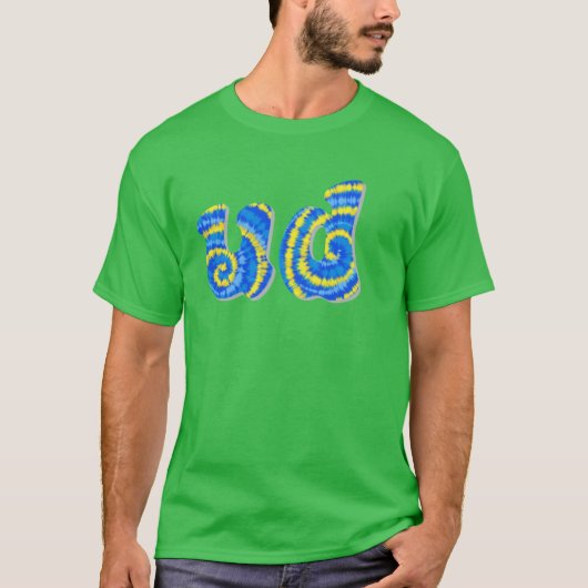 Delaware Tie-Dye Oversized T-Shirt (Vorderseite)