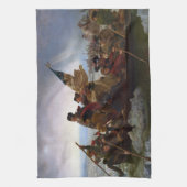 Delaware-Überquerung 1776: General George Washingt Geschirrtuch (Vertikal)