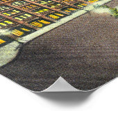 Delaware und Hudson Co. Gebäude in der Nacht Poster (Ecke)