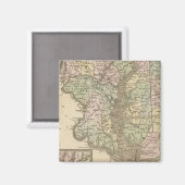 Delaware und Maryland 2 Magnet (Vorderseite/Rückseite)