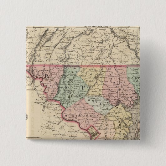 Delaware und Maryland Button (Vorderseite)