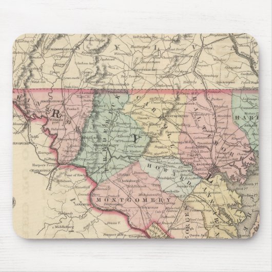 Delaware und Maryland Mousepad (Vorne)