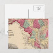 Delaware und Maryland Postkarte (Vorne/Hinten)