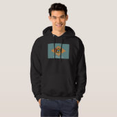Delaware, US-Staatsflagge der Diamond Hoodie (Vorne ganz)
