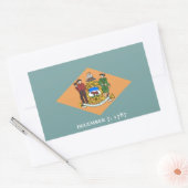 Delaware, US-Staatsflagge der Diamond Rechteckiger Aufkleber (Umschlag)