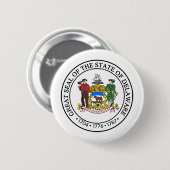 Delaware, USA Button (Vorne & Hinten)