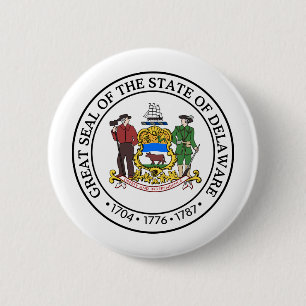 Delaware, USA Button