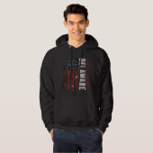 Delaware USA-Flagge Hoodie (Vorne ganz)
