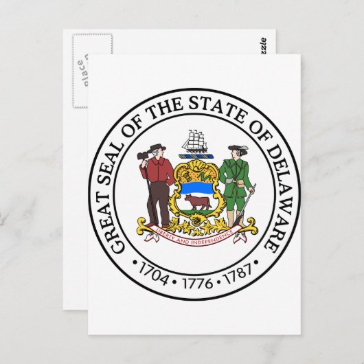 Delaware, USA Postkarte (Vorne/Hinten)