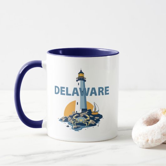 Delaware, USA Tasse (Mit Donut)