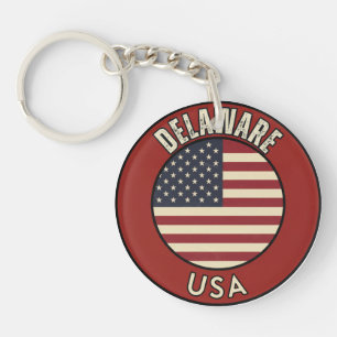 Delaware Vereinigte Staaten von Amerika Schlüsselanhänger