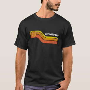 Delaware - Vintage Männer Frauen 70er 80er Grafik T-Shirt