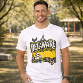 Delaware Vintage State Grafik T-Shirt