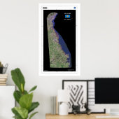 Delaware von Space Poster (Heimbüro)