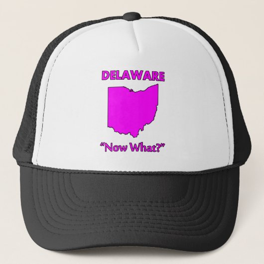 Delaware - Was nun? Truckerkappe (Vorderseite)