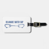 Delaware Water Gap Klettern Schnellziehen Gepäckanhänger (Vorderseite horizontal)