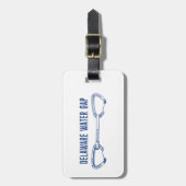 Delaware Water Gap Klettern Schnellziehen Gepäckanhänger (Vorderseite vertikal)