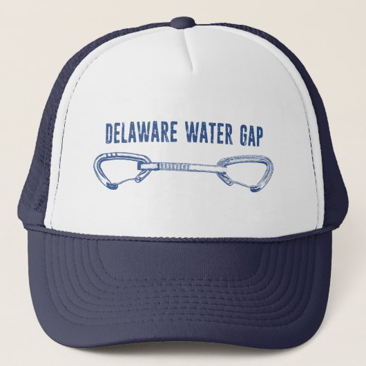 Delaware Water Gap Klettern Schnellziehen Truckerkappe (Vorderseite)