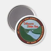 Delaware Water Gap - Magnet (Vorderseite/Rückseite)