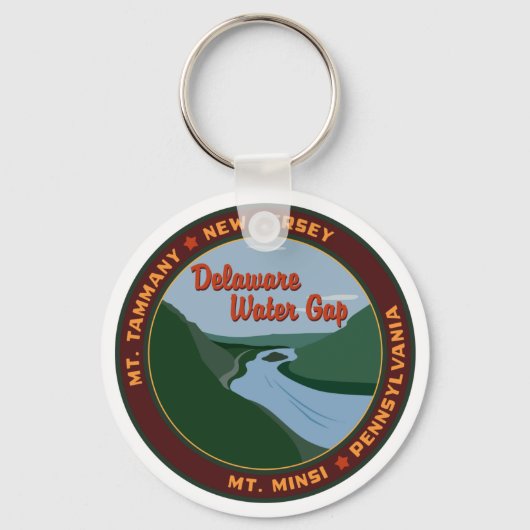 Delaware Water Gap - Schlüsselanhänger (Vorderseite)