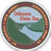 Delaware Water Gap Sticker (Vorderseite)