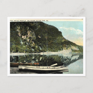Delaware Water Gap, The Indian Profile 1924 Postkarte