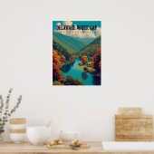 Delaware Water Gap Vintage Travel Poster (Küche)
