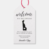 Delaware Wedding Welcome Geschenkanhänger (Vorderseite)