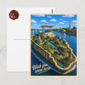 Delaware | Wish You Were Here | State-Serie Postkarte (Vorne/Hinten)