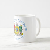 Delaware-Zeichen Kaffeetasse (VorderseiteRechts)