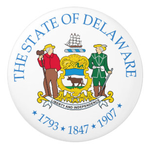 Delaware-Zeichen Keramikknauf
