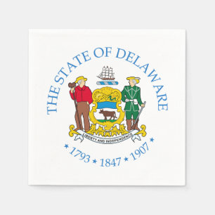 Delaware-Zeichen Serviette