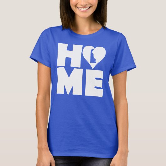 Delaware Zuhause Heart Staat T-Shirts T - Shirt (Vorderseite)
