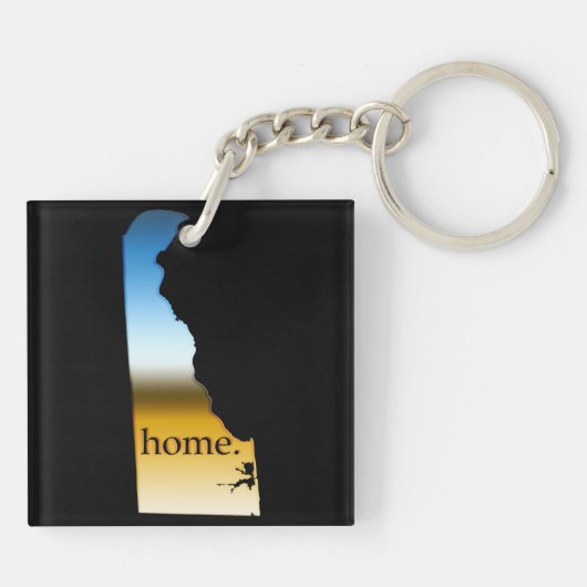 Delaware Zuhause Horizon Schlüsselanhänger (Rückseite)