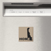 Delaware-Zuhause weg vom Staat Kühlschrankmagnet (In Situ (Geschirrspüler))