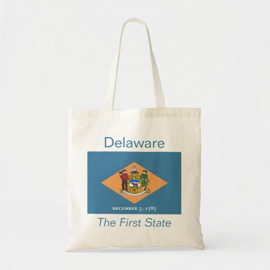 Delawarean Flag Bag Tragetasche (Vorne)