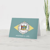 Delawarean Flag & Seal, Delaware Karte (Vorderseite)