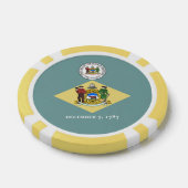 Delawarean Flag & Seal, Delaware Pokerchips (Einzeln)