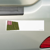 Delawareregimentsfarbe - Dansey Flagge Autoaufkleber (Auf Auto)