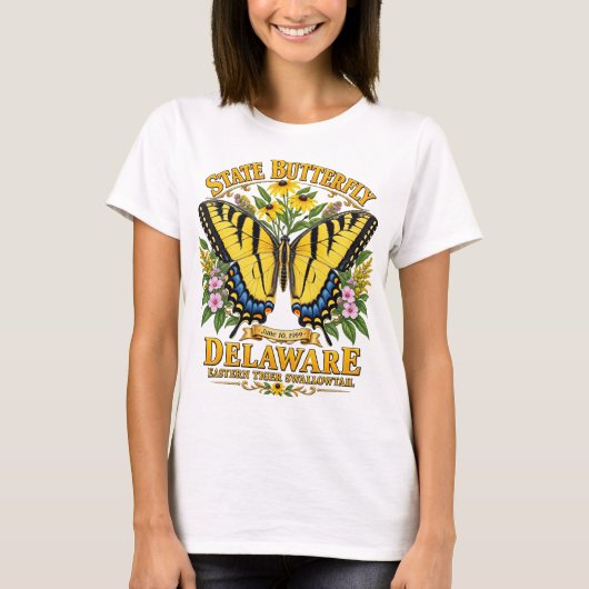 Delawares Tiger Swallowtail T-Shirt (Vorderseite)
