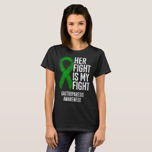 Delayed Gastric Emptying Her Fight Is My Fight Gas T-Shirt (Vorne ganz)